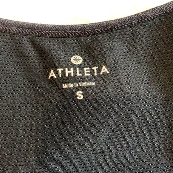 Athleta tank black sleeveless activewear top size S - Picture 9 of 10